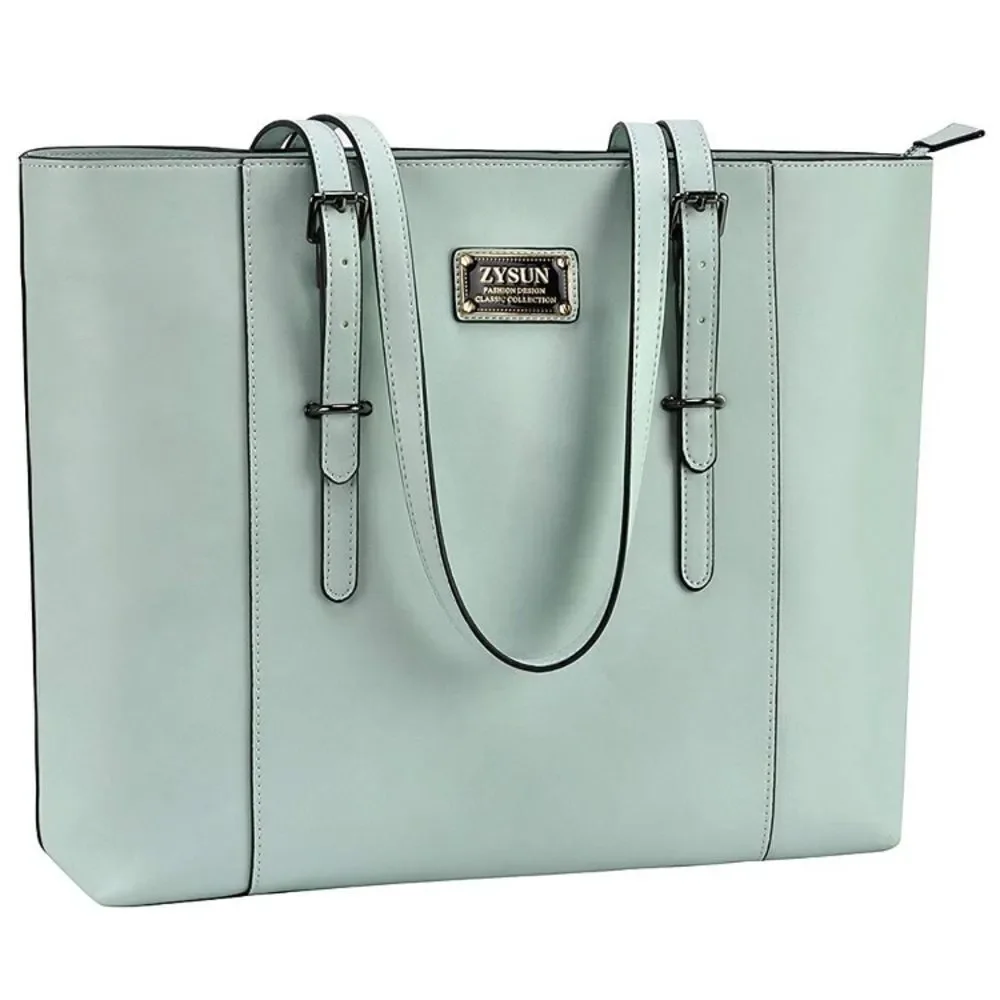 Brand New Cream‎ Vegan Leather Laptop Bag Zysun